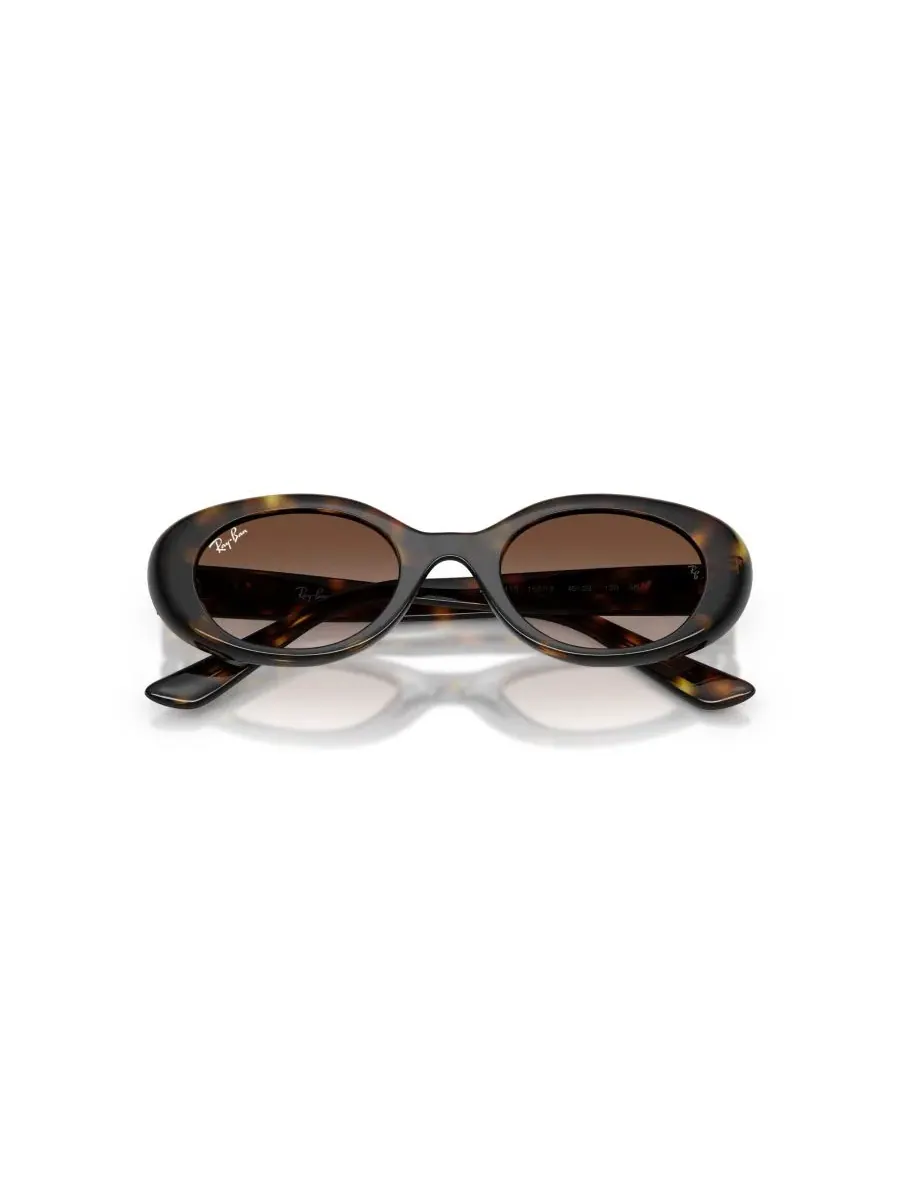 Детские солнцезащитные очки овальной формы, RB9141S Ray-Ban Jr — изображение 5 из 6, коричневый