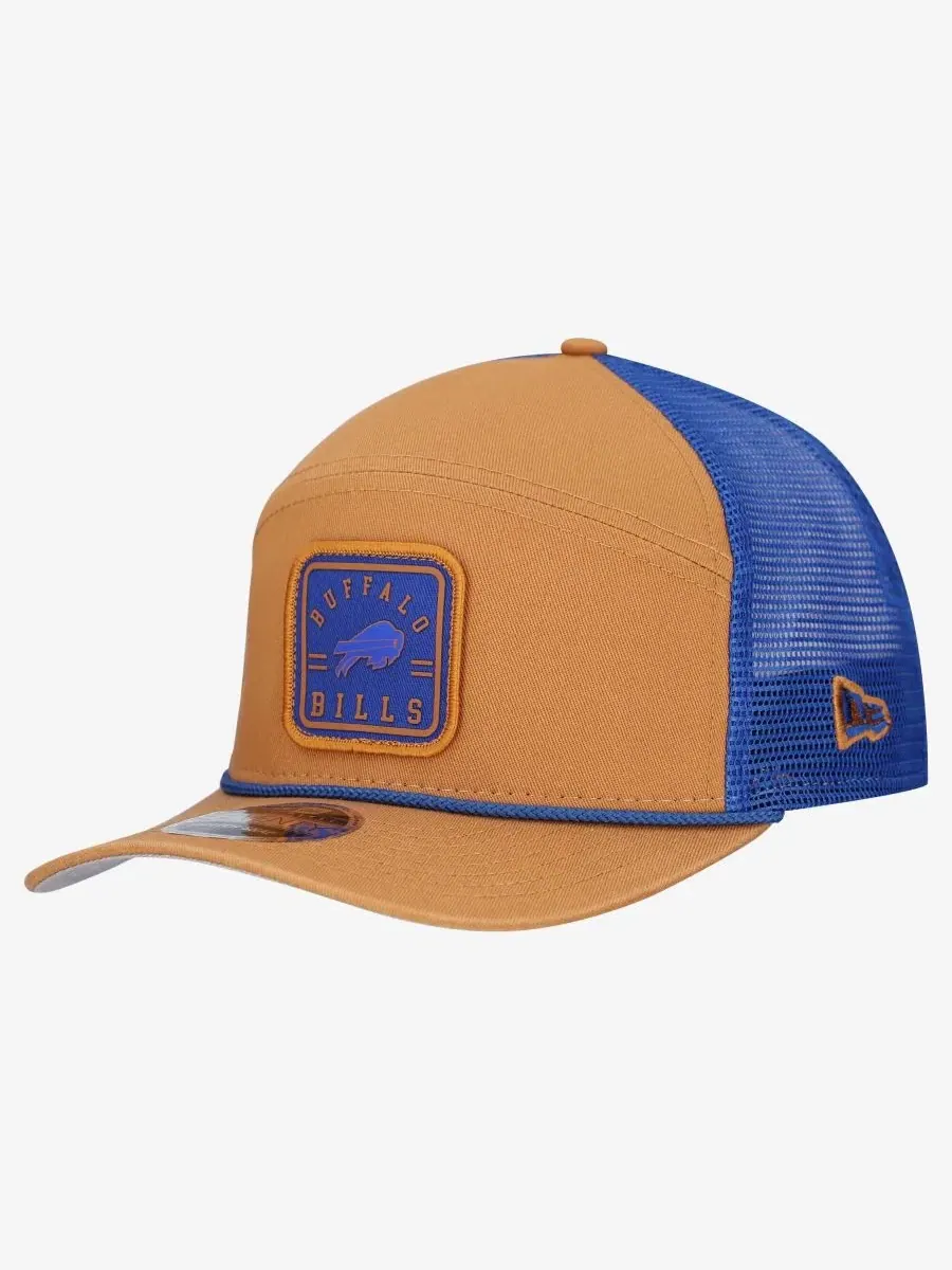 Кепка-тракер с козырьком Team Patch Split Panel 9SEVENTY New Era — изображение 1 из 4, коричневый