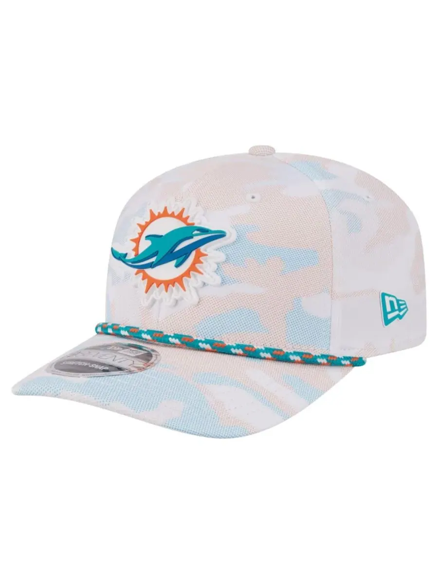 Кепка 9SEVENTY с козырьком и принтом, Camo Rope New Era — изображение 1 из 5, белый