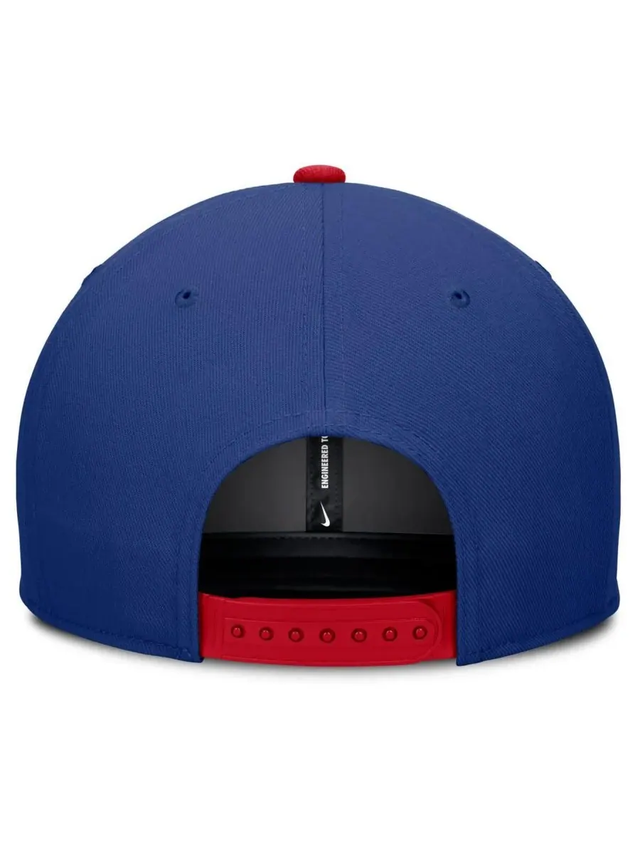 Nike Мужская бейсболка Texas Rangers Pro Performance Snapback королевского/красного цвета — изображение 4 из 4, красный