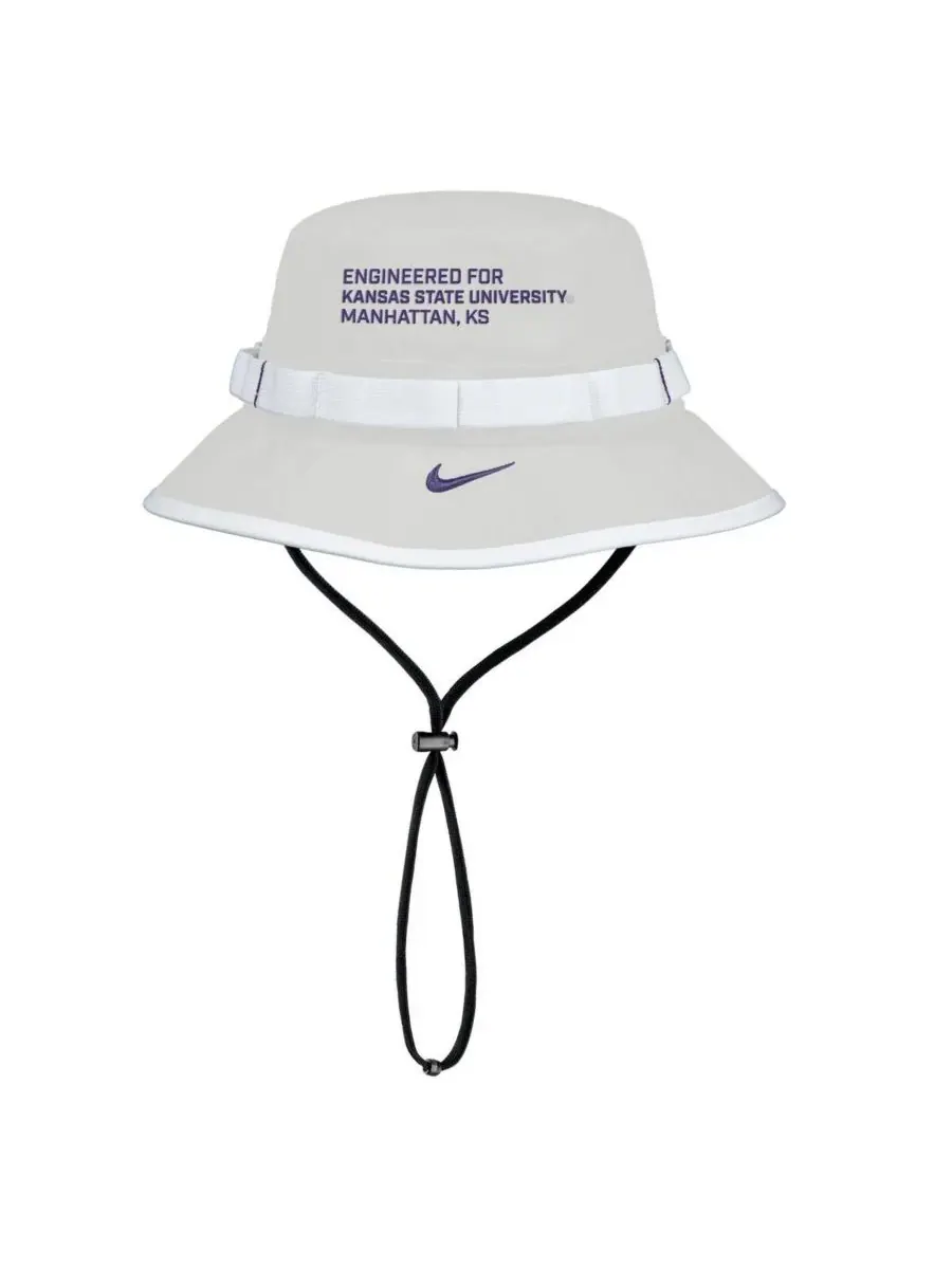 Nike Мужская серая панама Kansas State Wildcats 2025 On-Field Boonie Performance — изображение 2 из 2, серый