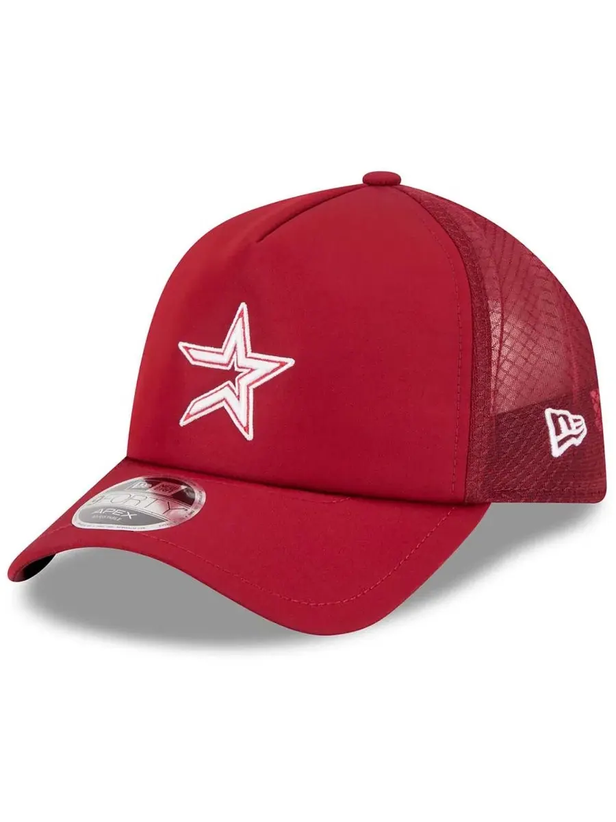 Кепка с вышивкой Houston Astros New Era — изображение 1 из 5, красный