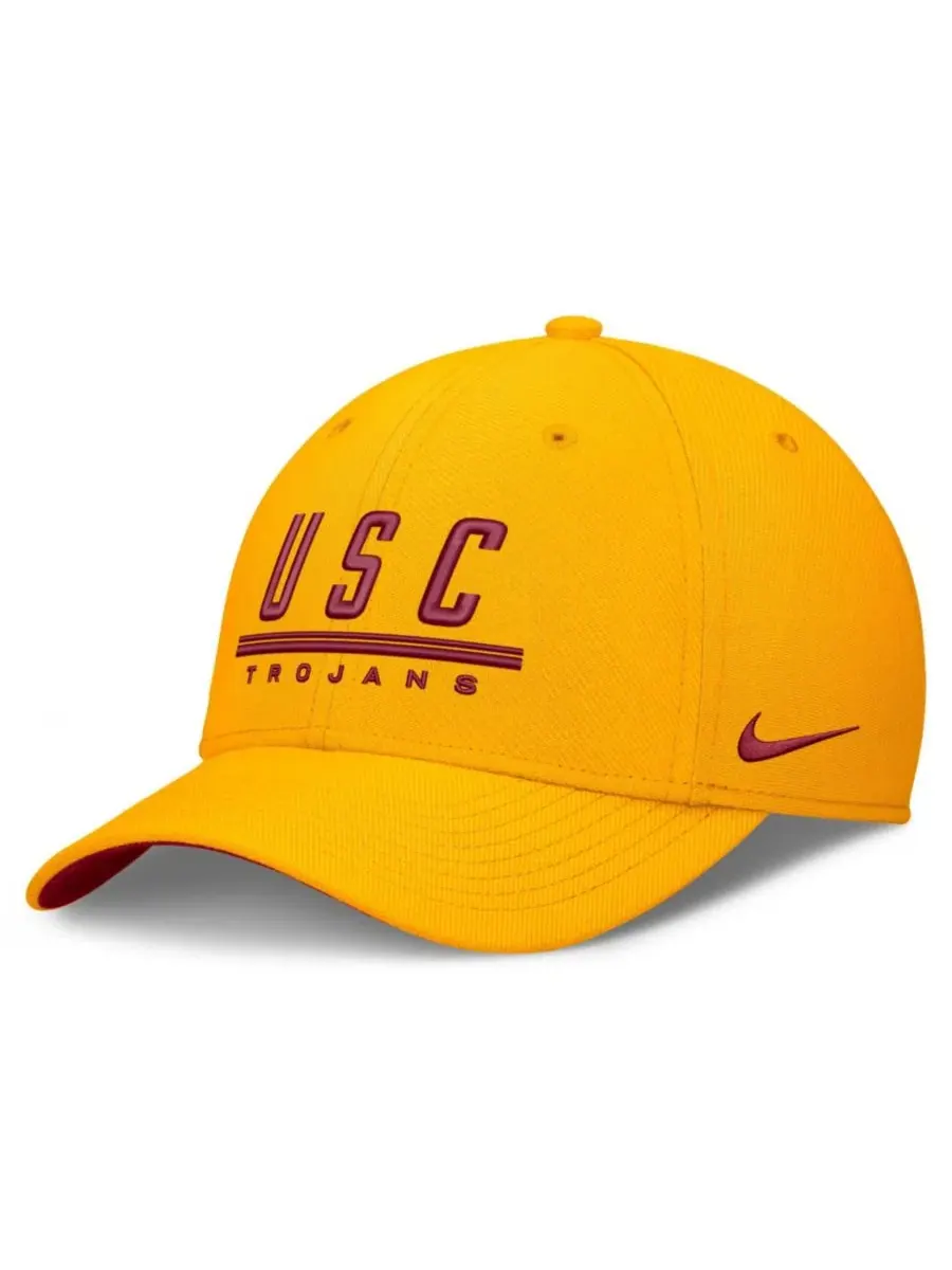 Кепка Nike с вышивкой USC Trojans — изображение 1 из 4, золото