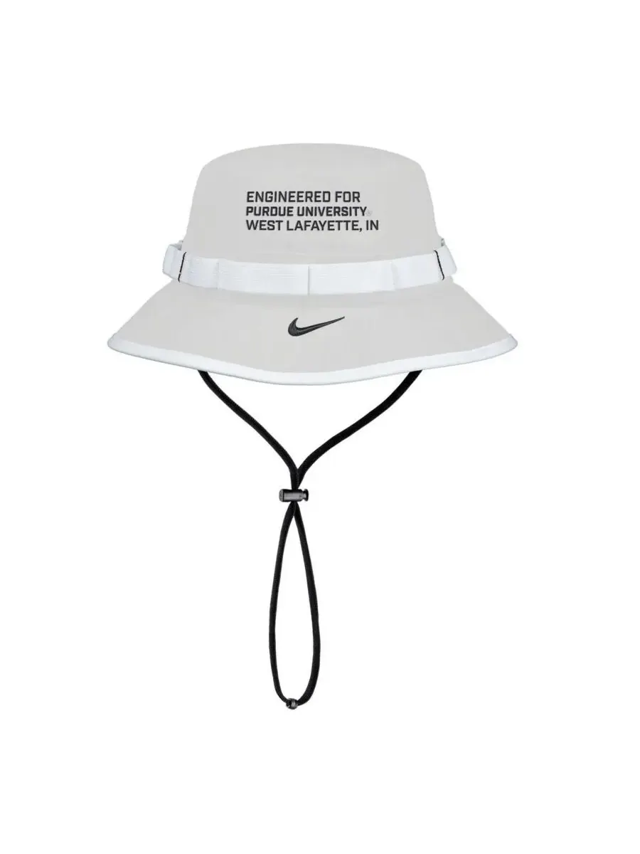 Nike Мужская серая панама Purdue Boilermakers 2025 On-Field Performance — изображение 2 из 2, серый