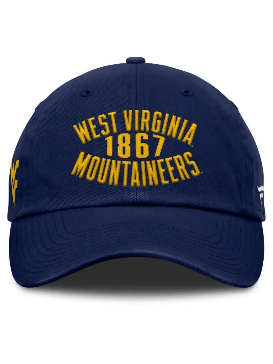 Fanatics Мужская темно-синяя регулируемая кепка West Virginia Mountaineers Archer — изображение 2 из 4, темно-синий