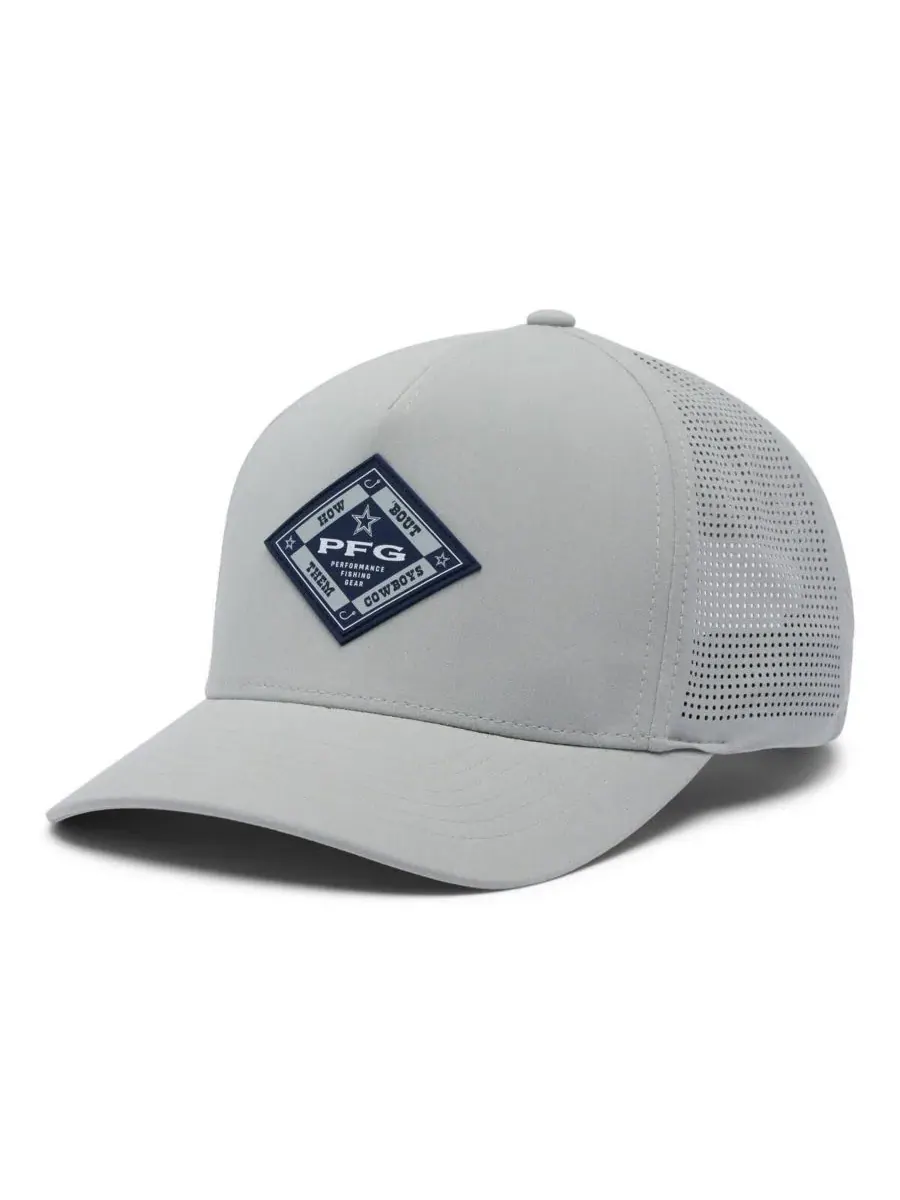 Columbia Мужская серая кепка Dallas Cowboys Elite 3D Stretch Snap Hat — изображение 1 из 2, серый