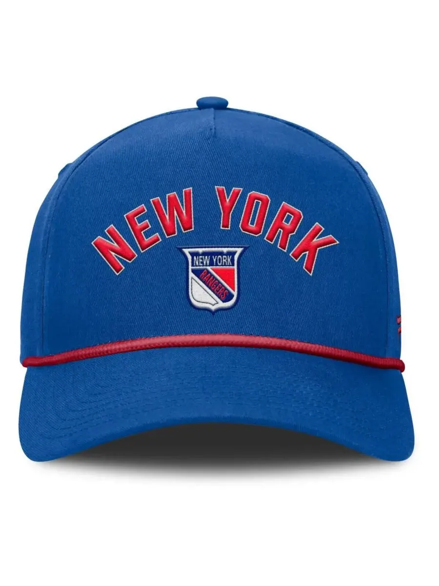 Мужская регулируемая бейсболка Royal New York Rangers из коллекции Decades с А-образной рамой и — изображение 2 из 3