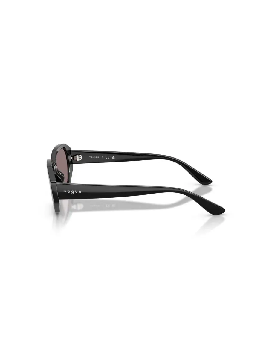 Солнцезащитные очки унисекс с геометрическим рисунком, VJ2034 Vogue Eyewear — изображение 3 из 6, черный