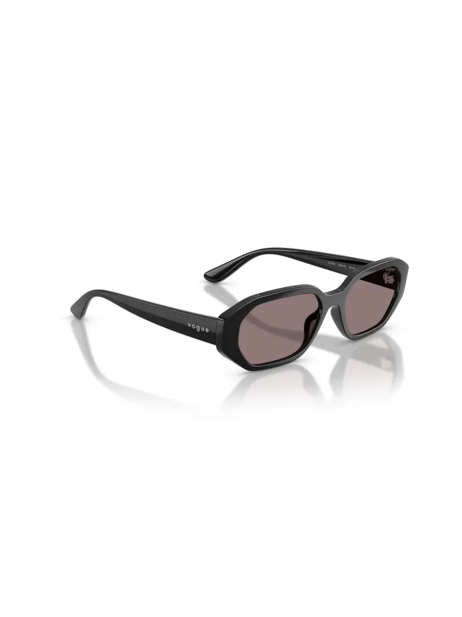 Солнцезащитные очки унисекс с геометрическим рисунком, VJ2034 Vogue Eyewear — изображение 5 из 6, черный