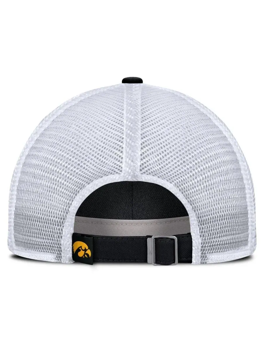 Nike Мужская черная регулируемая бейсболка Iowa Hawkeyes 2025 Gameday On-Field Club — изображение 4 из 4, черный