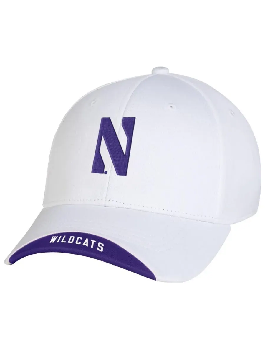 Under Armour Мужская белая кепка Northwestern Wildcats Sideline Blitzing Accent Flex Hat — изображение 1 из 2, белый