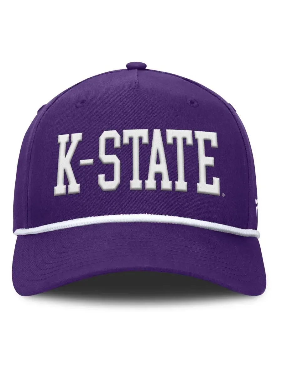 Fanatics Мужская фиолетовая регулируемая кепка с символикой команды Kansas State Wildcats — изображение 2 из 4, фиолетовый