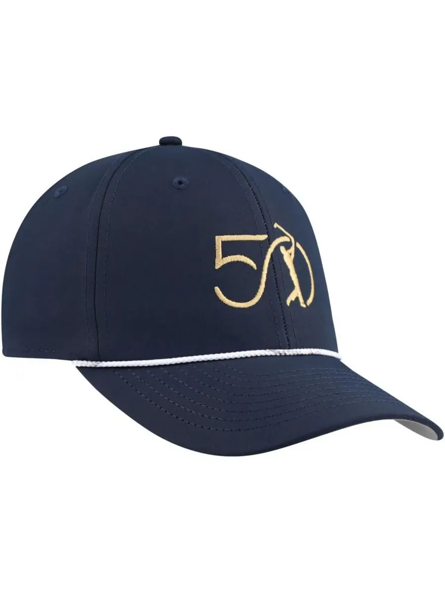 Imperial Мужская темно-синяя кепка The Players 50th Anniversary The Wingman Rope Adjustable Hat — изображение 1 из 3