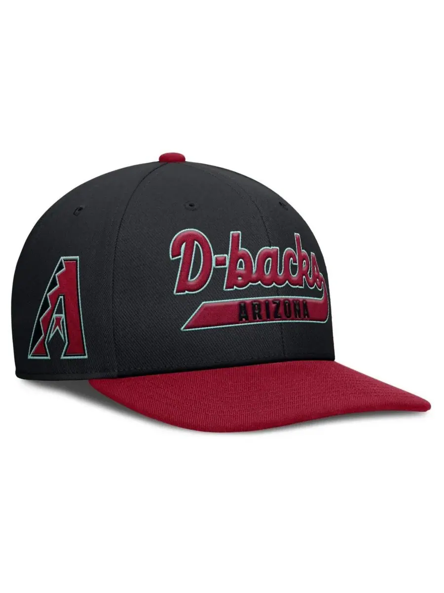 Nike Мужская черно-красная бейсболка Arizona Diamondbacks Pro Performance Snapback — изображение 1 из 4, черный красный