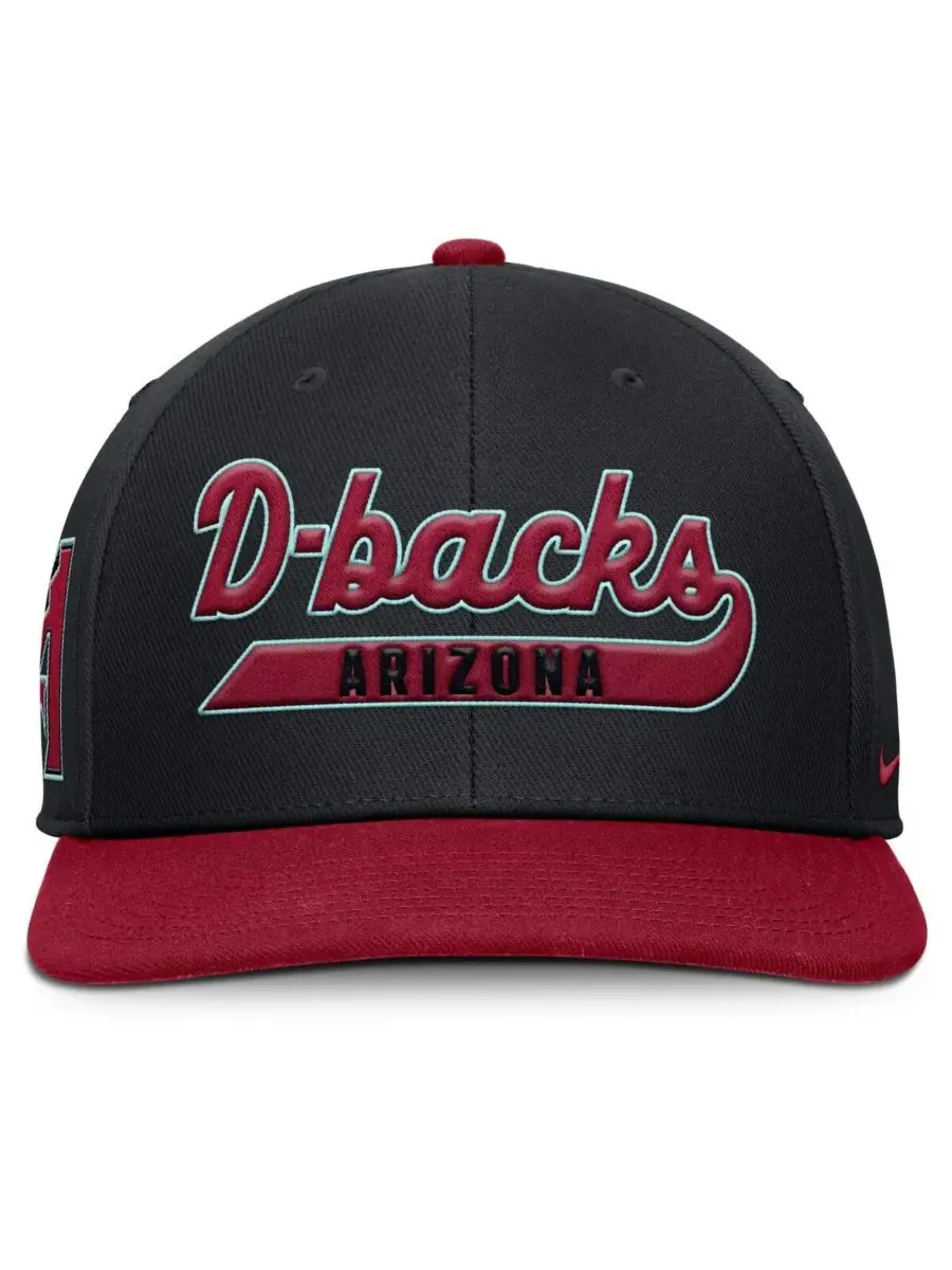 Nike Мужская черно-красная бейсболка Arizona Diamondbacks Pro Performance Snapback — изображение 4 из 4, черный красный