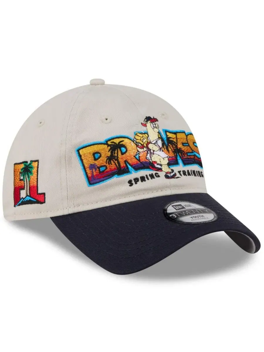 Бейсболка New Era 2026 Spring Training Fan Pack Batter 9TWENTY — изображение 1 из 4, темно-синий