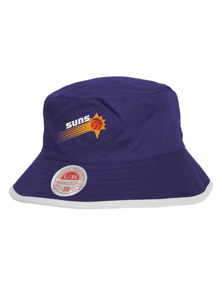 Mitchell & Ness Мужская двусторонняя панама Phoenix Suns — изображение 3 из 3, черный фиолетовый