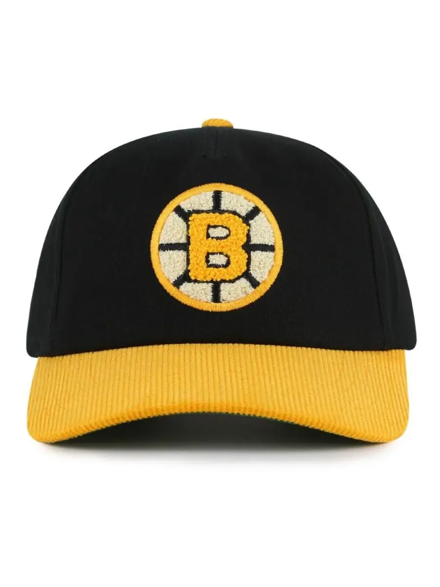 American Needle Мужская регулируемая кепка Boston Bruins — изображение 1 из 3, черный золотистый
