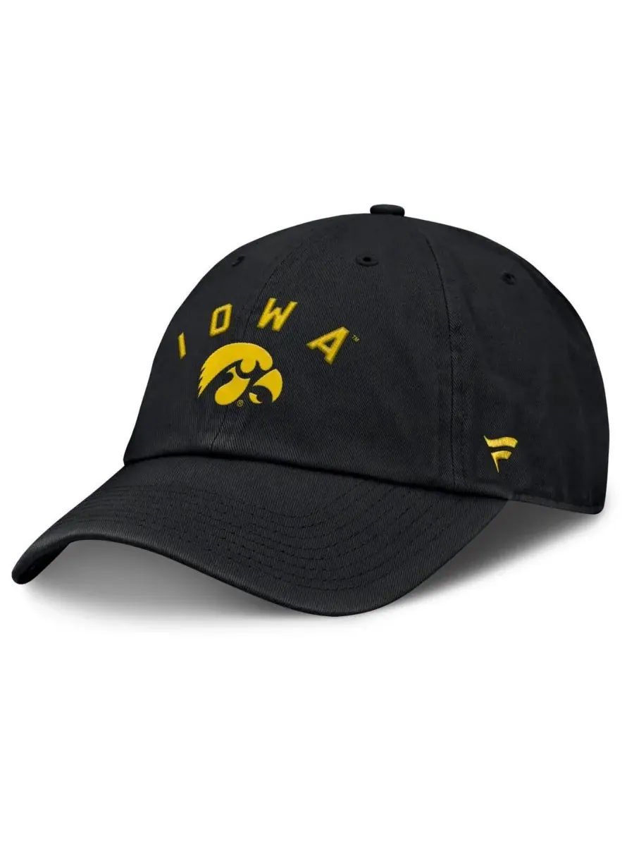 Fanatics Мужская черная регулируемая кепка Iowa Hawkeyes Myth — изображение 1 из 4, черный