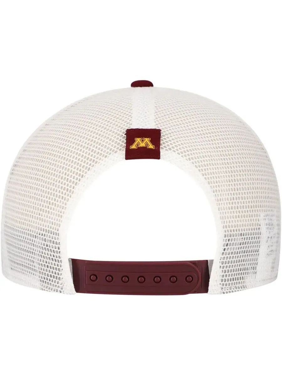 Nike Мужская регулируемая кепка-тракер бордового цвета с символикой Minnesota Golden Gophers сезона — изображение 2 из 4