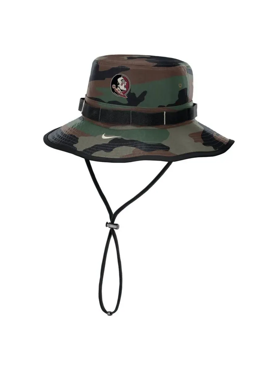 Nike Мужская камуфляжная панама Florida State Seminoles 2024 Military Appreciation Apex — изображение 1 из 2