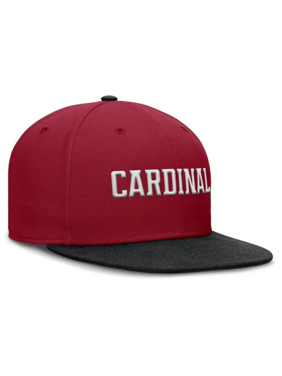 Nike Мужская бейсболка Stanford Cardinal Two-Tone Primetime Performance Fitted Hat в расцветке — изображение 3 из 4, черный