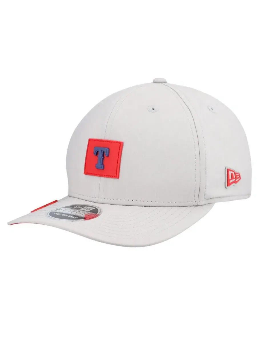 Бейсболка New Era 9SEVENTY Texas Rangers 2026 Clubhouse — изображение 1 из 4, серый
