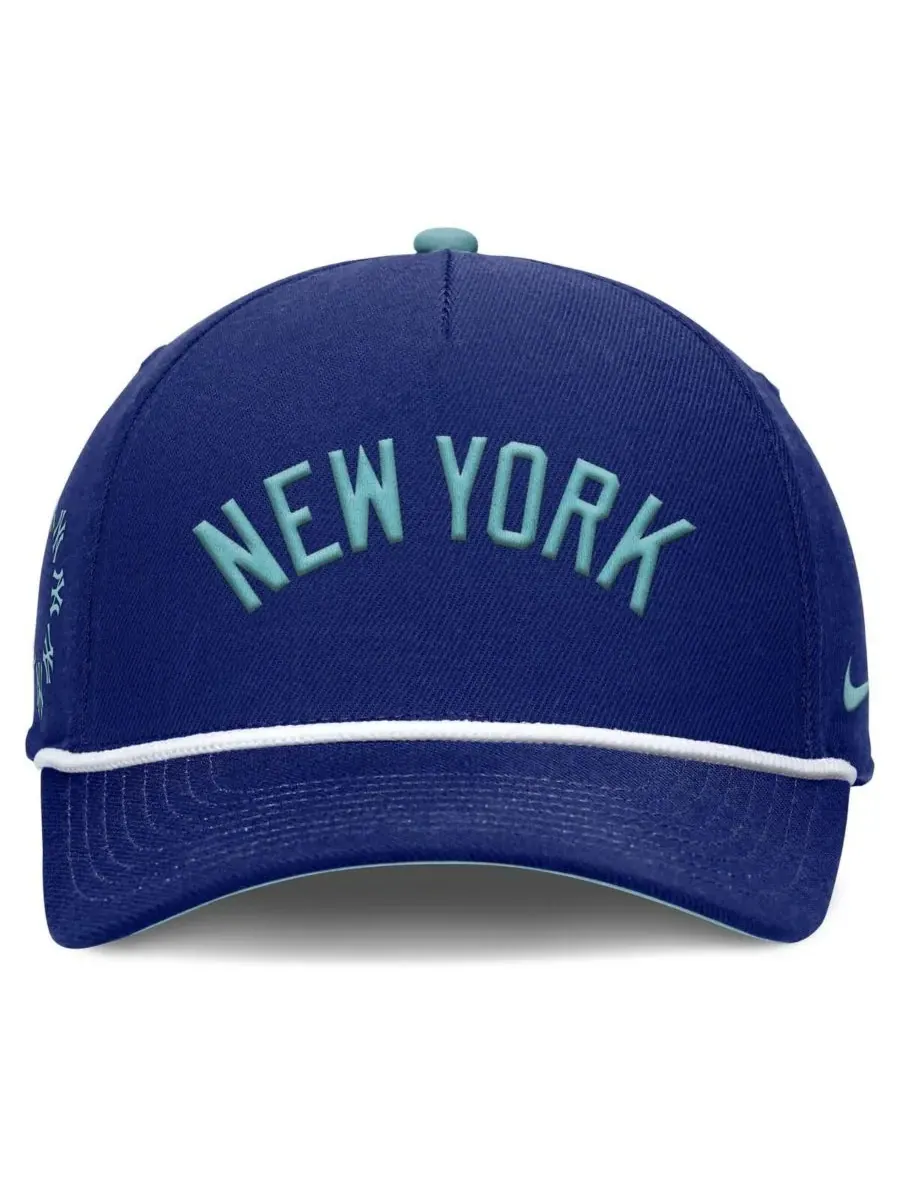 Мужская регулируемая бейсболка Royal New York Yankees ко Дню отца Nike — изображение 3 из 4, королевский