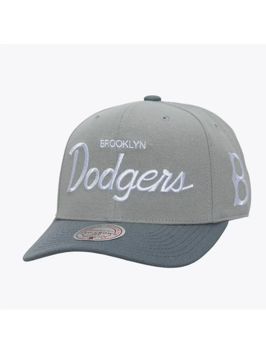Кепка с вышивкой Brooklyn Dodgers Mitchell & Ness — изображение 1 из 4, серый