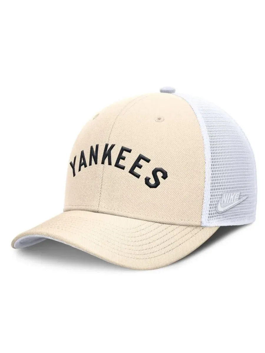 Мужская бейсболка-тракер Natural New York Yankees Cooperstown Collection Dri-FIT Rise с — изображение 1 из 4, прозрачный