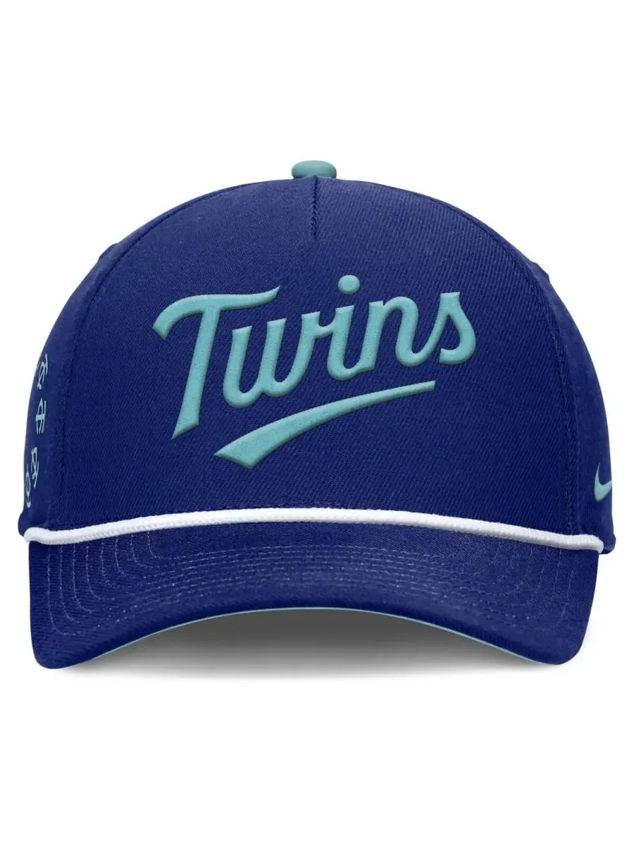 Мужская регулируемая бейсболка Royal Minnesota Twins ко Дню отца Nike — изображение 2 из 4, королевский