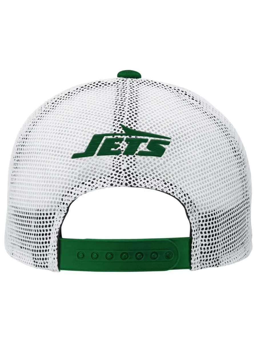 Outerstuff Большая зеленая регулируемая кепка-тракер New York Jets Core Lockup для мальчиков и — изображение 3 из 3, зеленый
