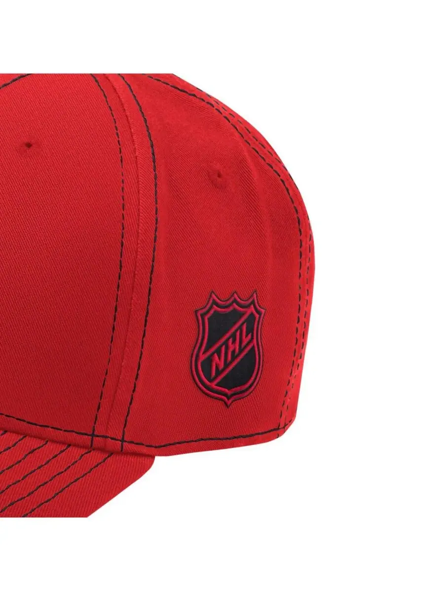 Starter Мужская красная кепка New Jersey Devils Sphere II Curved Starfit с регулируемым размером — изображение 3 из 4