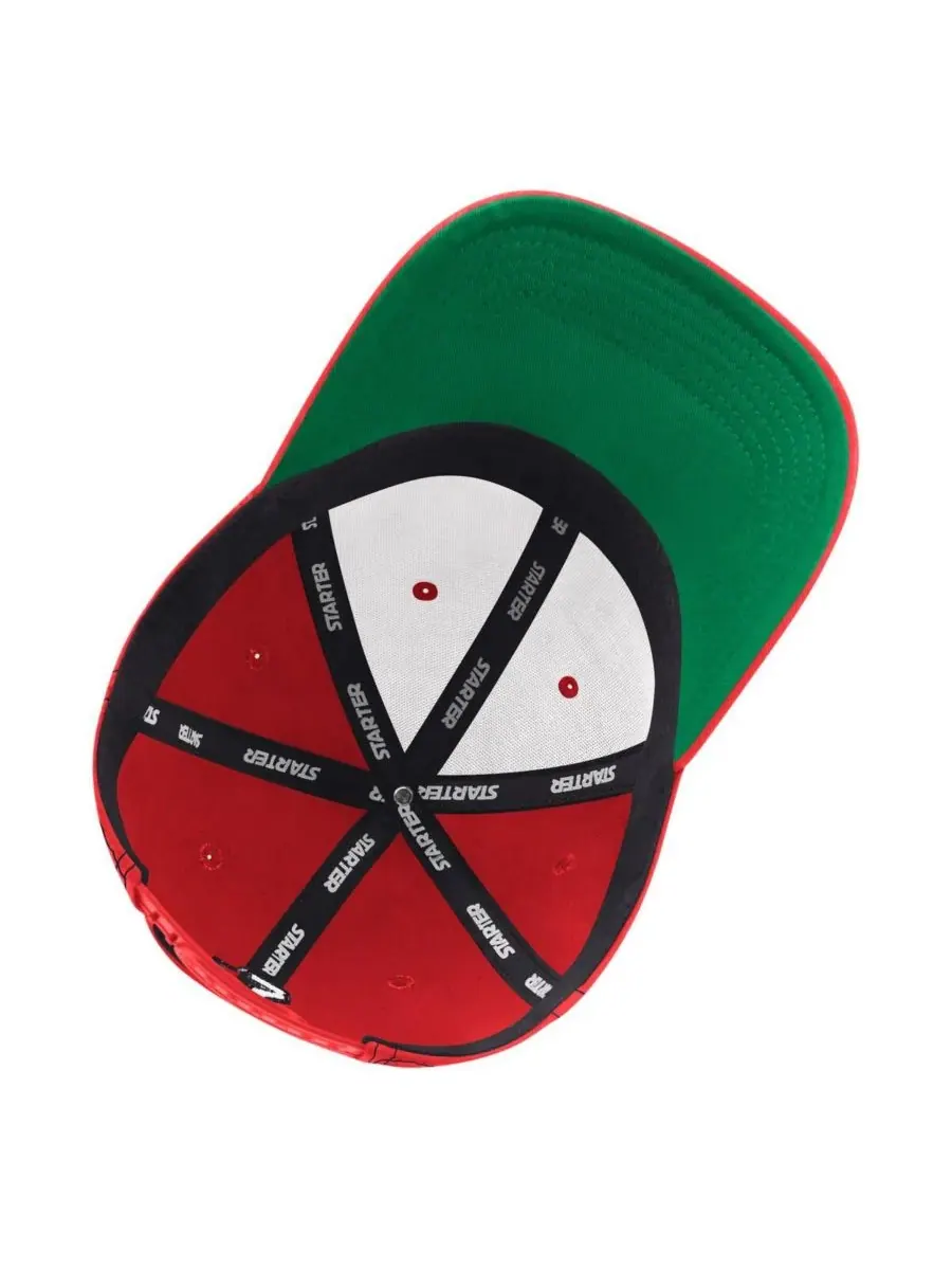 Starter Мужская красная кепка New Jersey Devils Sphere II Curved Starfit с регулируемым размером — изображение 4 из 4