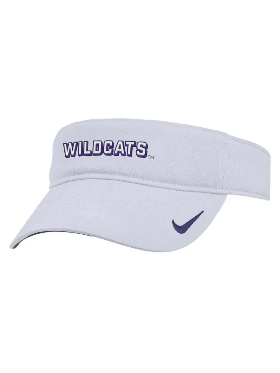 Nike Мужская белая бейсболка Kansas State Wildcats 2025 On-Field Ace Performance с регулируемым — изображение 1 из 3, белый