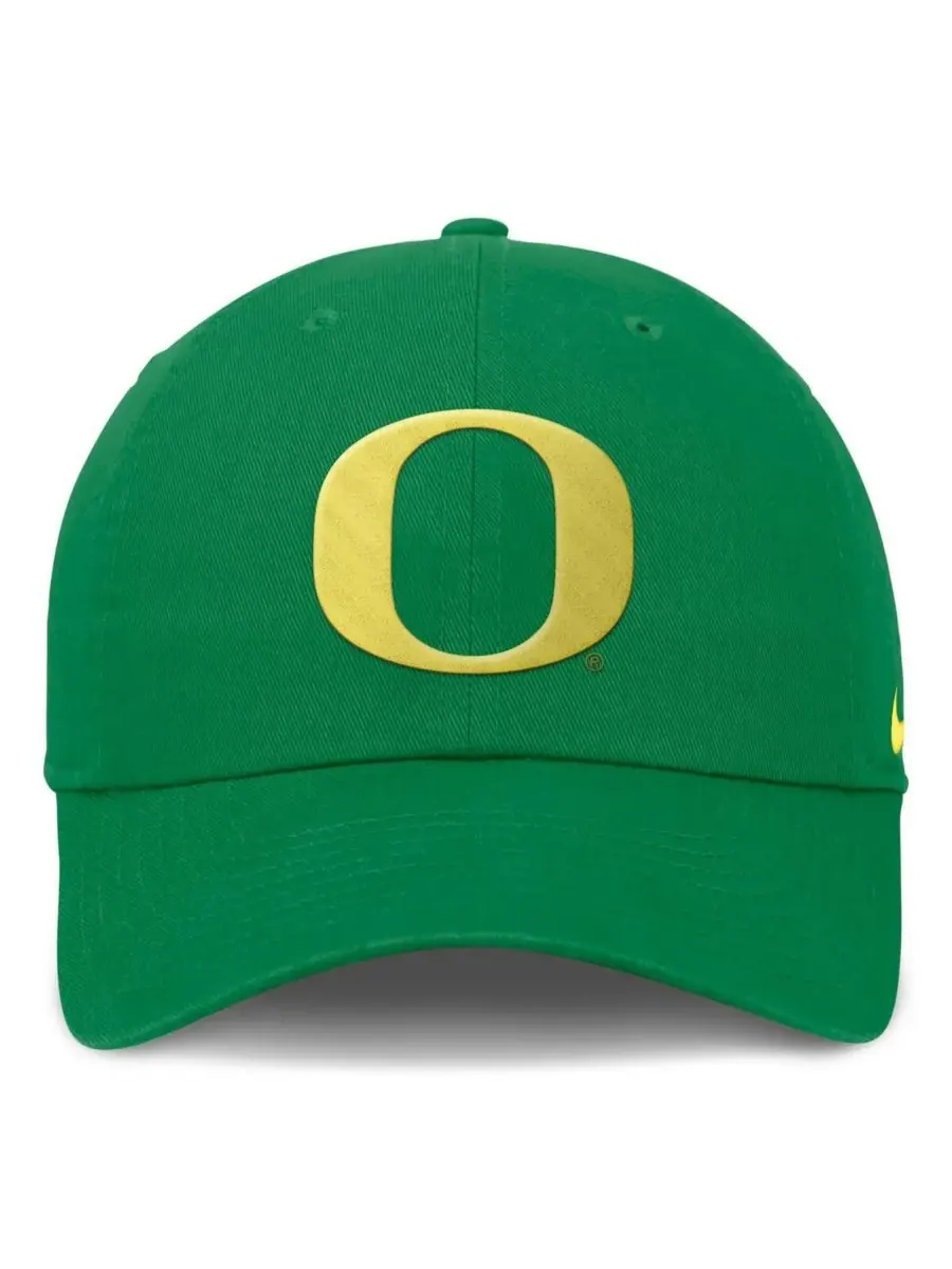 Nike Мужская зеленая регулируемая бейсболка Oregon Ducks Club Performance — изображение 2 из 4, зеленый
