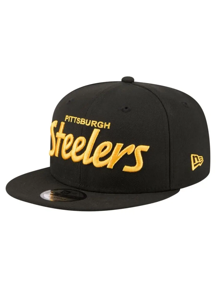 Бейсболка Pittsburgh Steelers с вышивкой New Era — изображение 1 из 5, черный