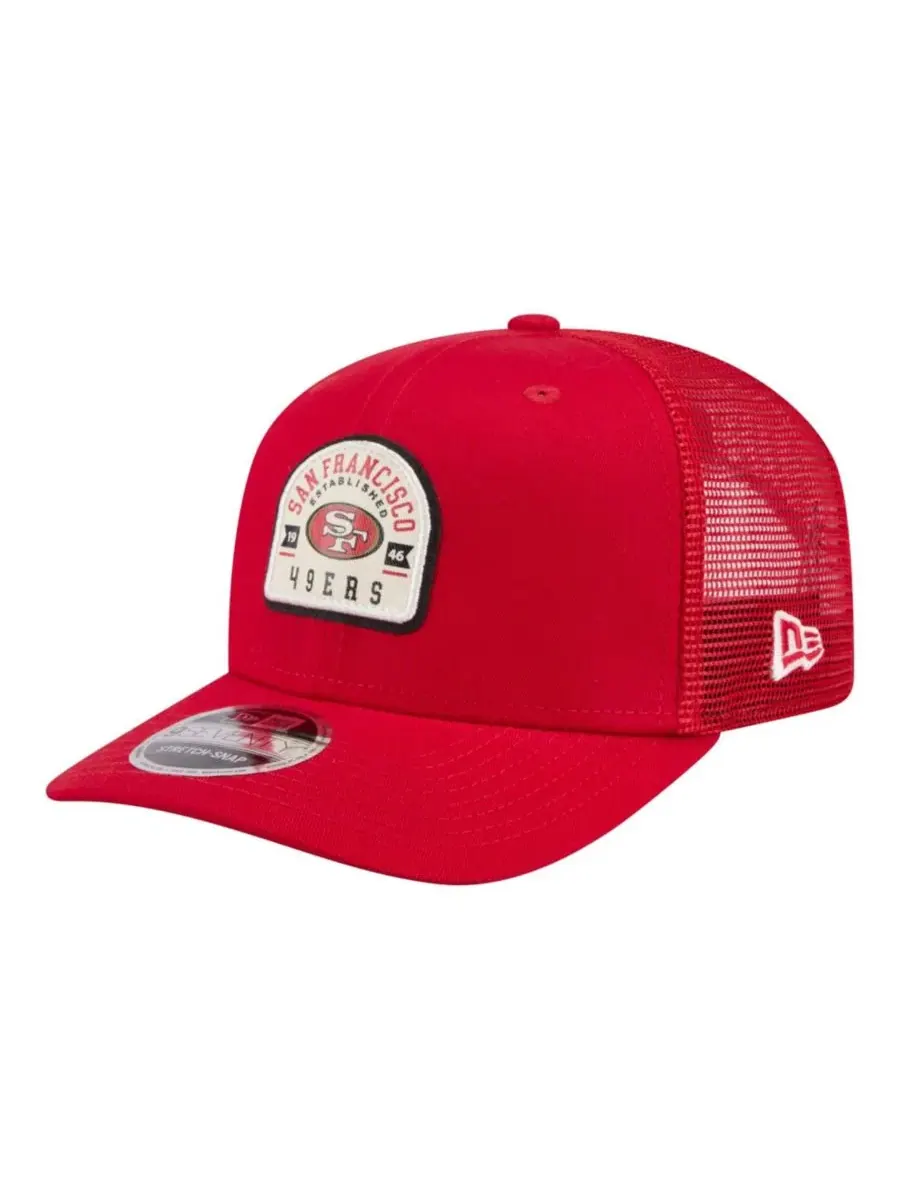 Кепка-тракер с козырьком San Francisco 49ers Contest 9SEVENTY New Era — изображение 1 из 5, алый