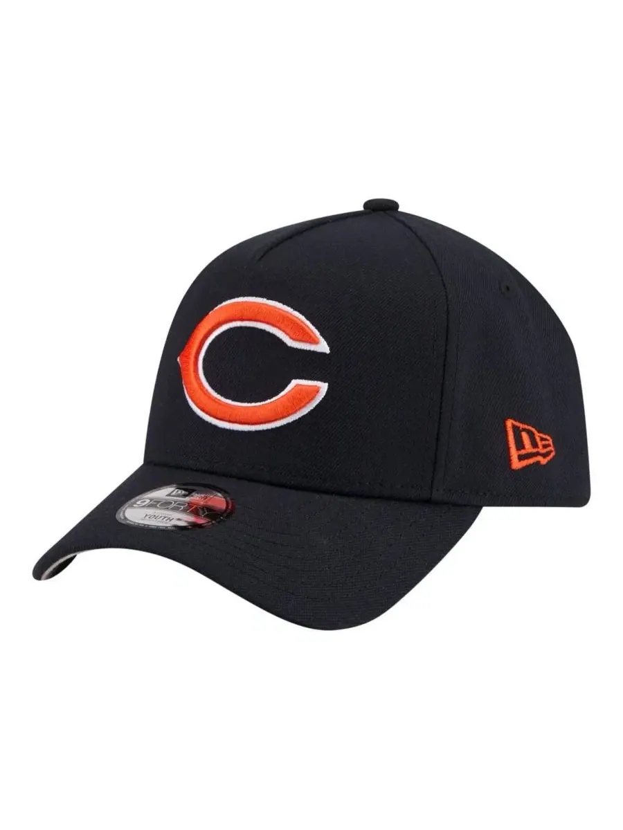 Кепка с изогнутым козырьком, с вышитым логотипом Chicago Bears New Era — изображение 1 из 5, темно-синий