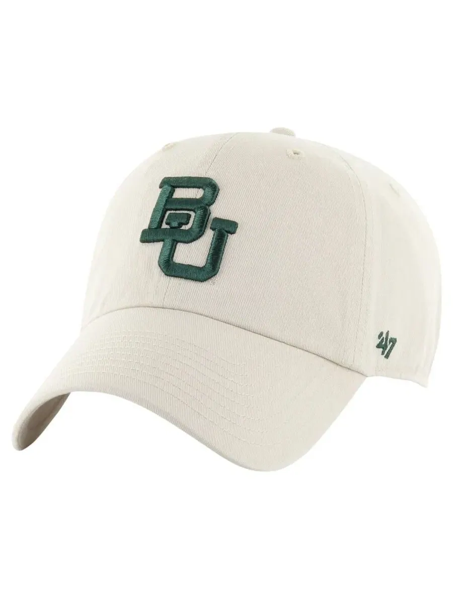 Кепка с вышивкой Baylor Bears Clean Up '47 Brand — изображение 1 из 2, бежевый