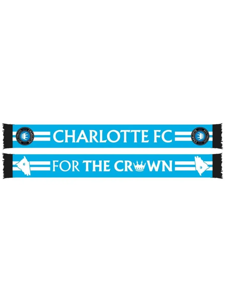 Шарф болельщика Charlotte FC Jersey Hook Ruffneck Scarves — белый