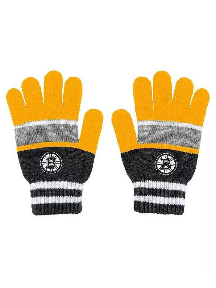 Женский комплект перчаток и шарфа Boston Bruins Stripe WEAR by Erin Andrews — изображение 3 из 3