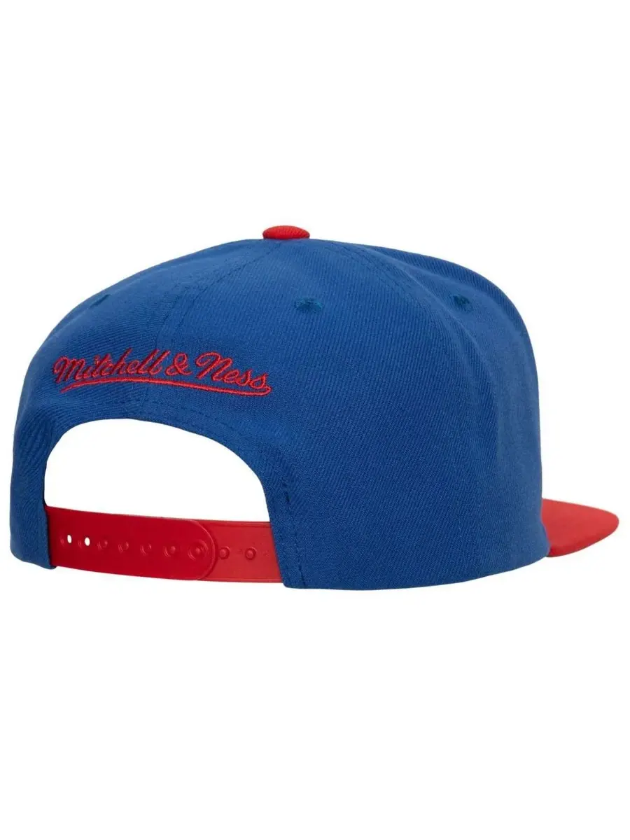 Mitchell & Ness Мужская синяя бейсболка Winnipeg Jets Core Team Ground 2.0 с регулируемой застежкой — изображение 2 из 3
