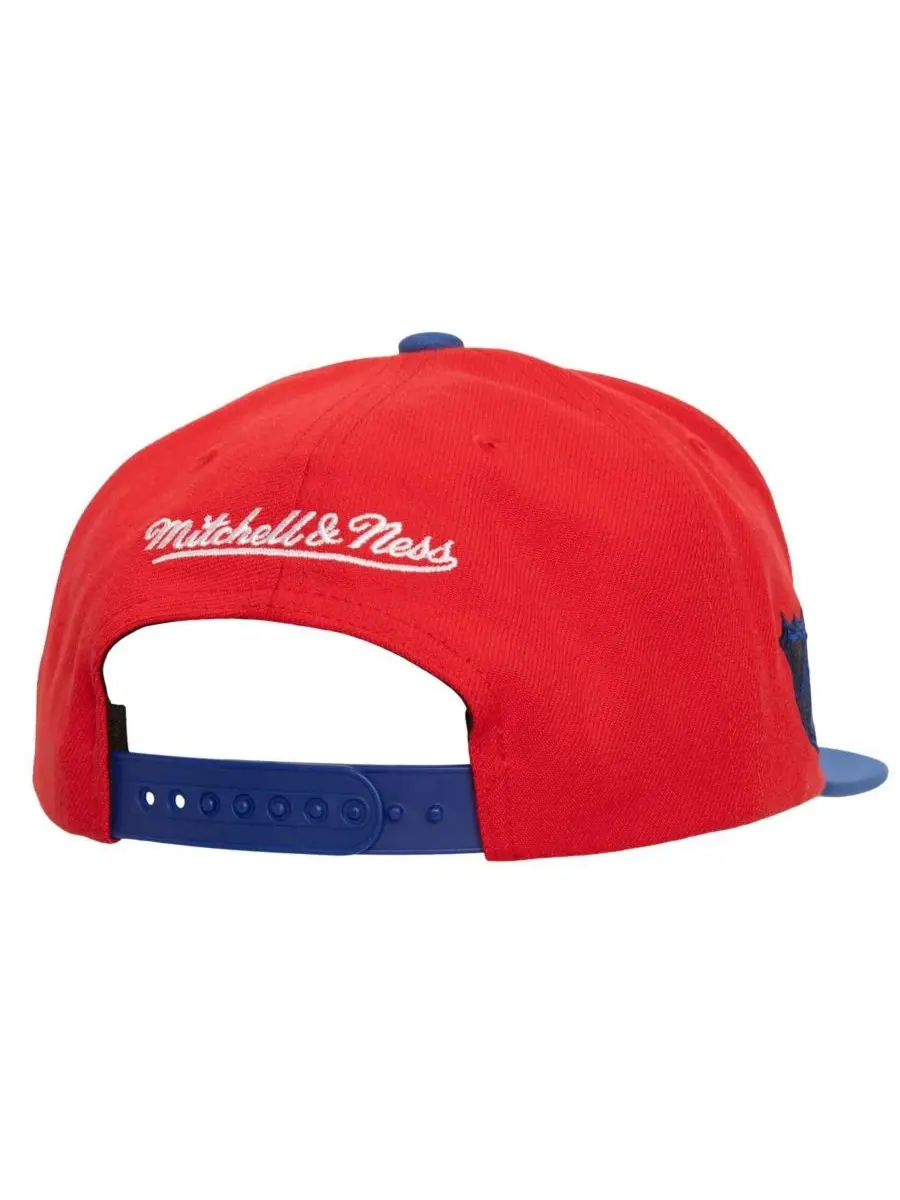 Mitchell & Ness Мужская красная кепка New York Rangers Soul Triple Up Snapback — изображение 4 из 4, красный
