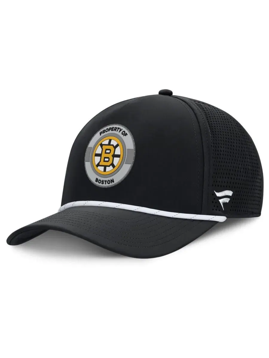 Бейсболка с логотипом Boston Bruins Fanatics — изображение 1 из 3, черный