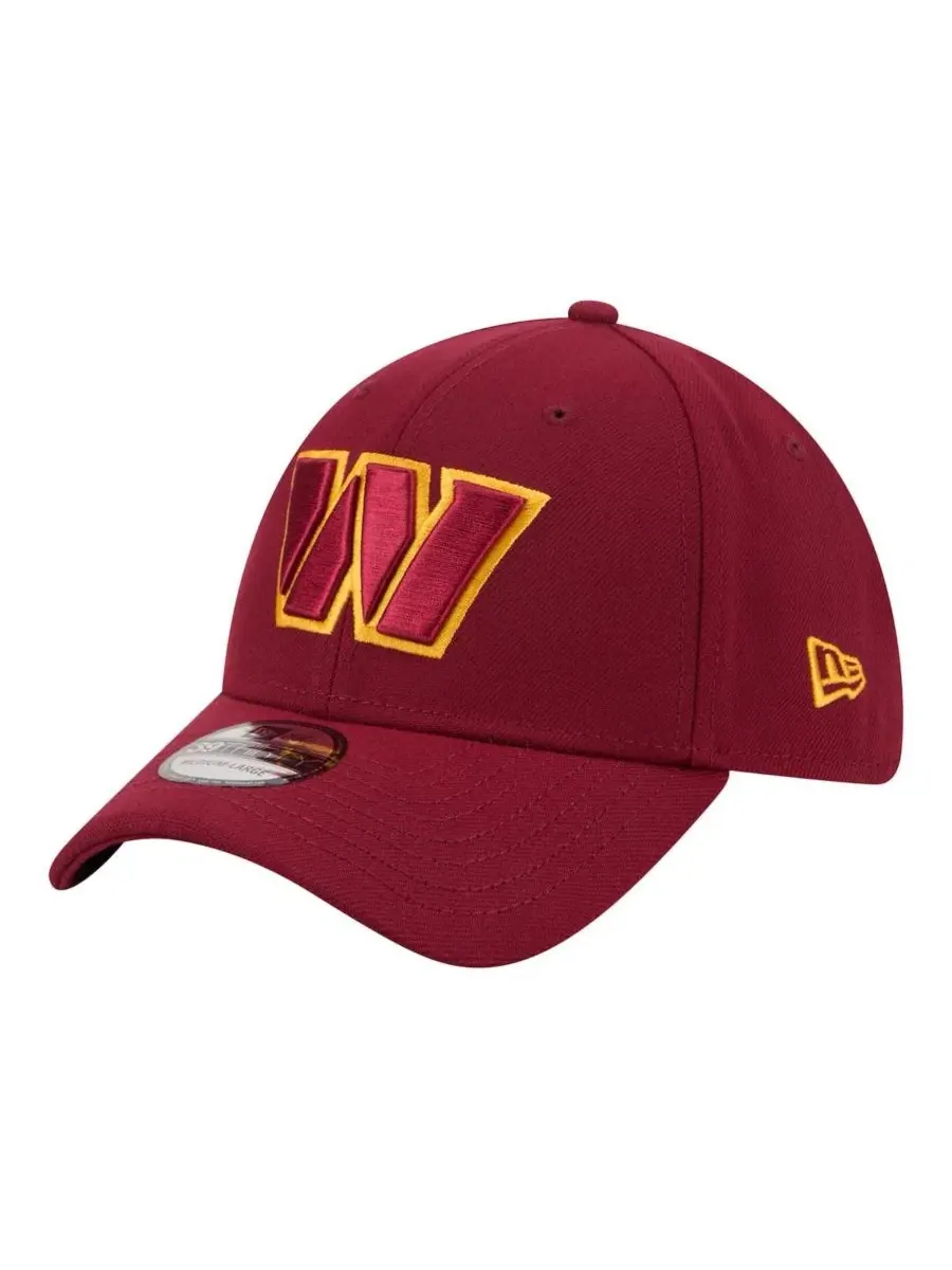 Бейсболка New Era Washington Commanders 39THIRTY — изображение 1 из 5, бордовый