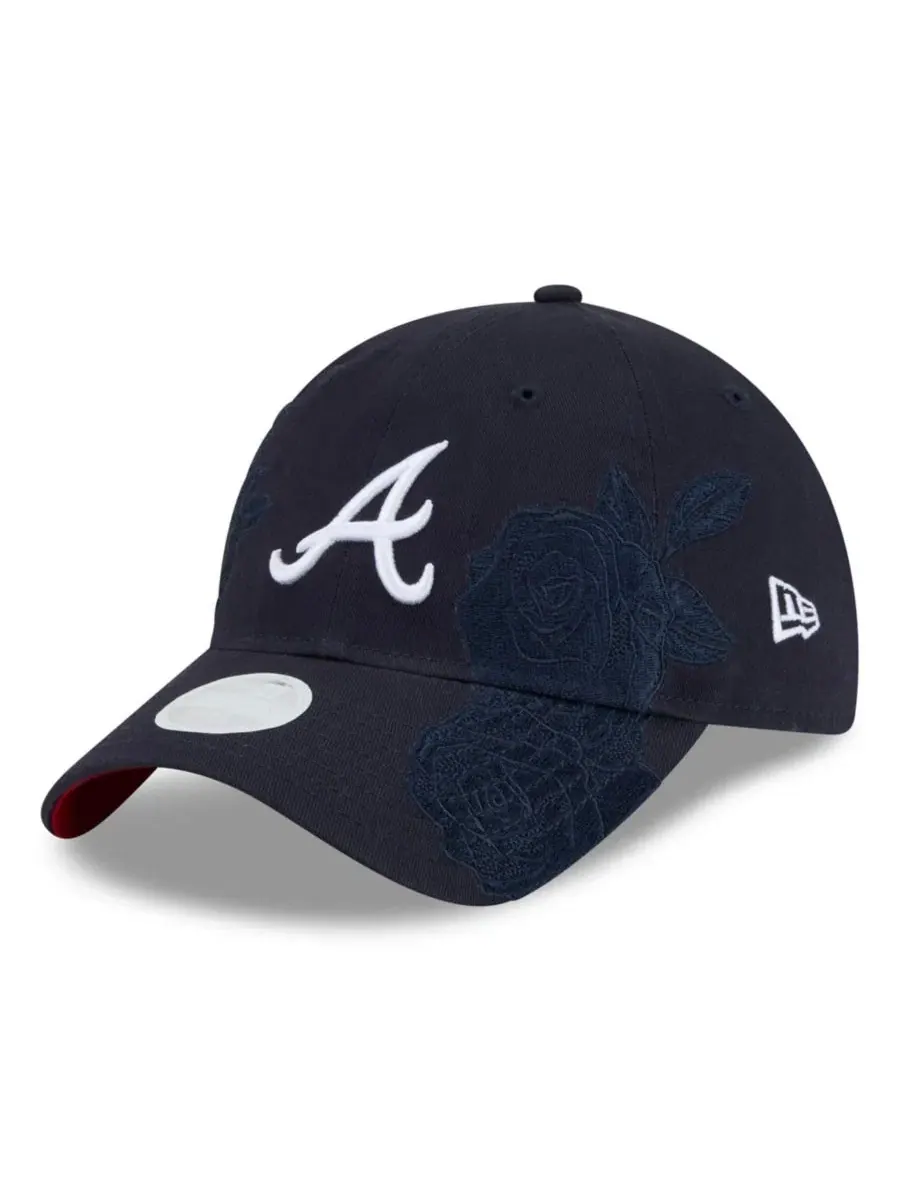 Кепка New Era Atlanta Braves Roses 9TWENTY — изображение 1 из 5, темно-синий