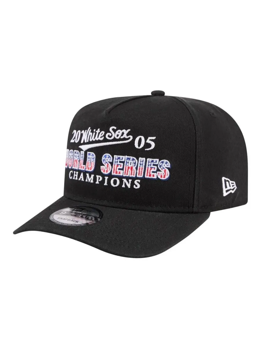 Кепка-снэпбек с высокой тульей, с вышивкой, модель 2005 World Series Champions Historic 9FIFTY — изображение 1 из 4, черный