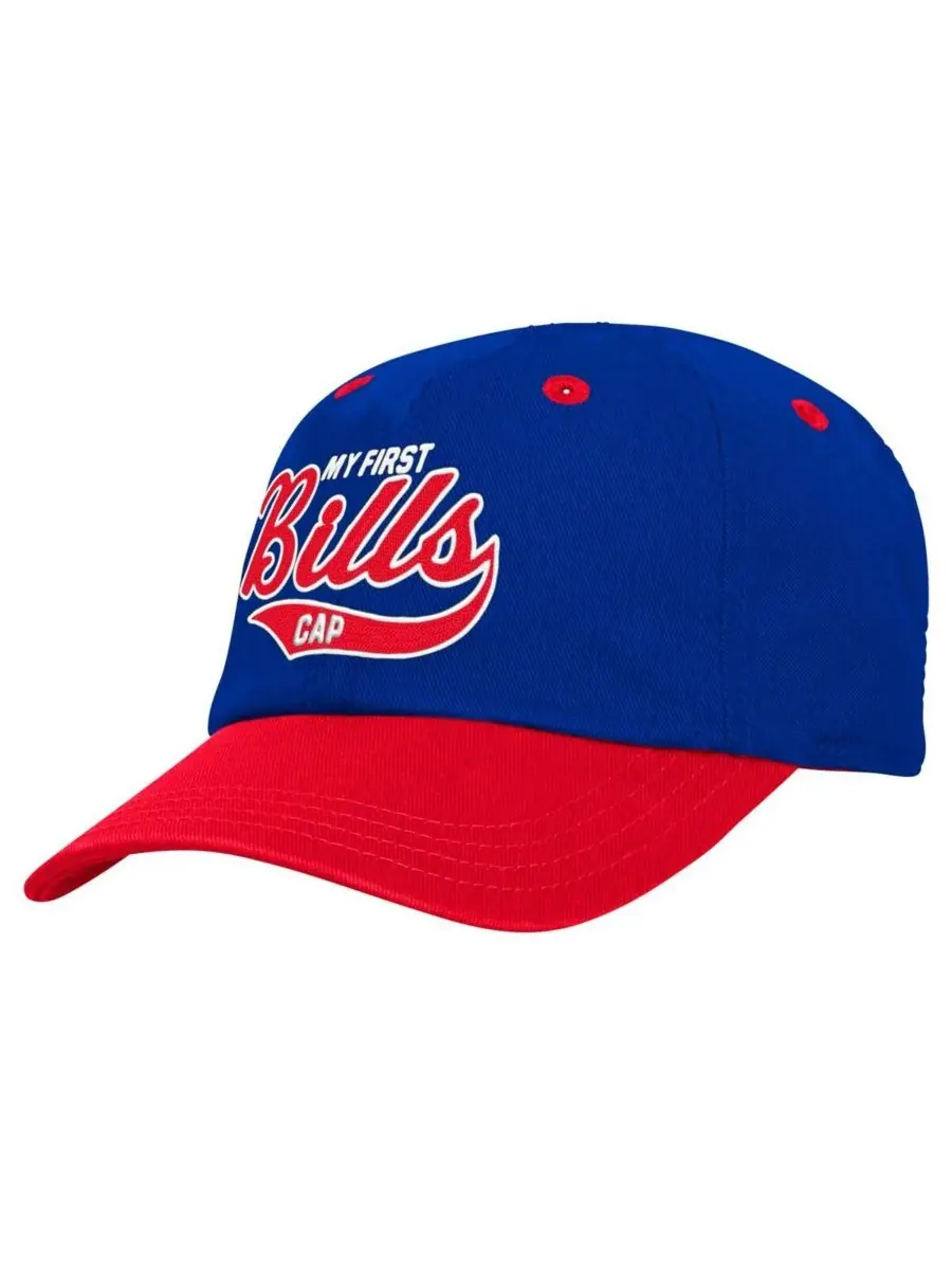 Outerstuff Детская кепка Baby Boys and Girls Royal/Red Buffalo Bills My First Tail Sweep Slouch — изображение 1 из 3, красный