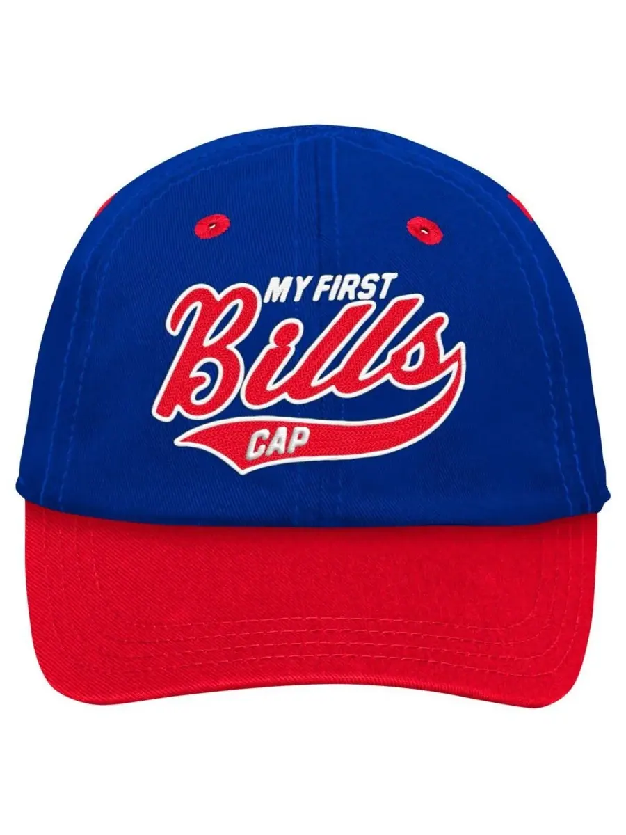 Outerstuff Детская кепка Baby Boys and Girls Royal/Red Buffalo Bills My First Tail Sweep Slouch — изображение 2 из 3, красный